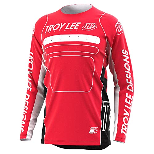 Troy Lee Designs Men's Motocross Racing SE Pro Jersey (Drop in Red)