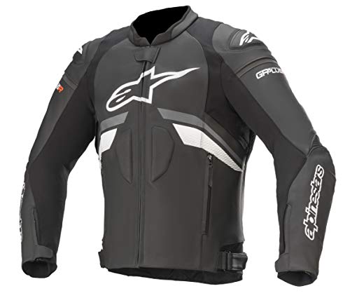 Alpinestars GP Plus R V3 Leather Jacket (Black/Gray/White) Size 50