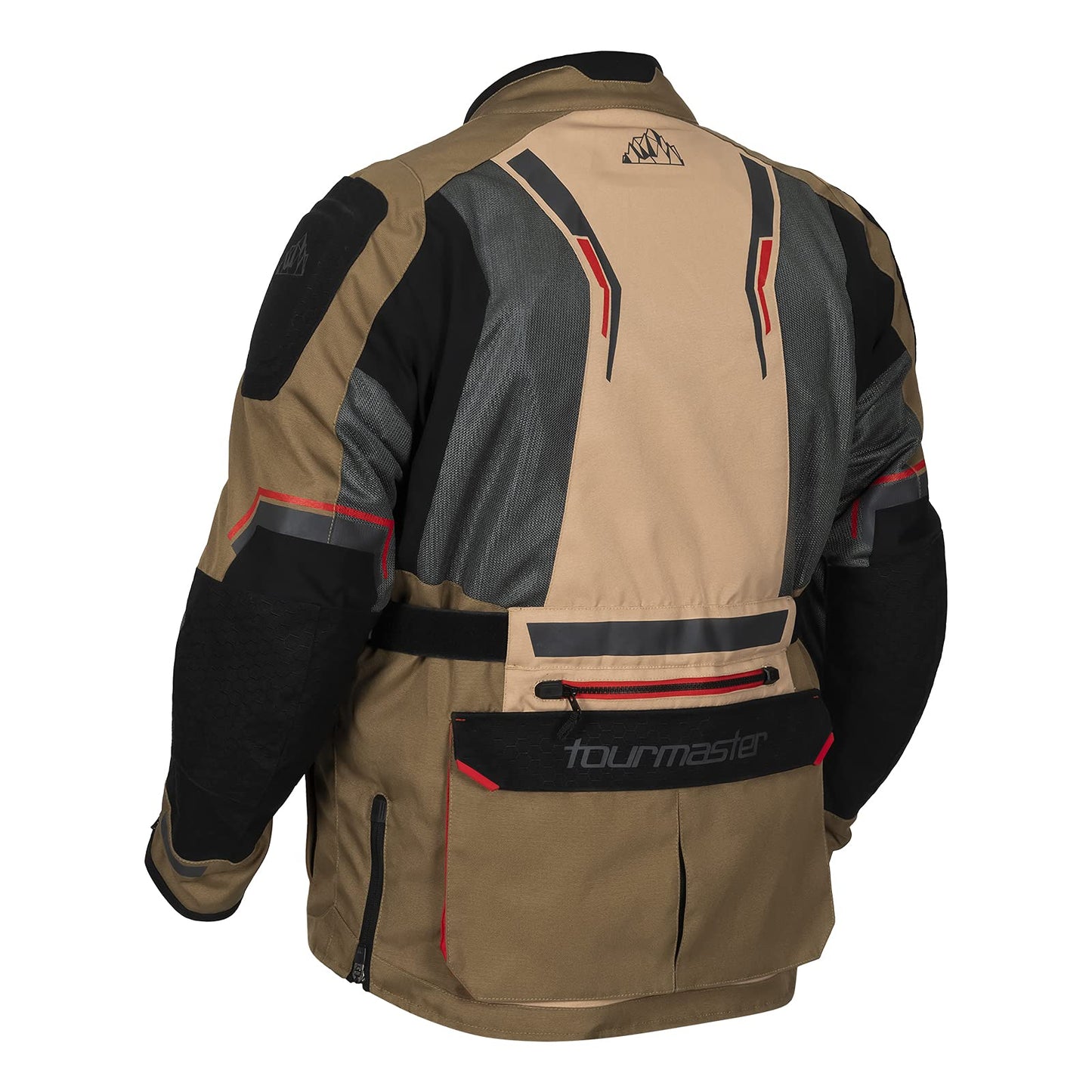 Tourmaster Ridgecrest Motorcycle Jacket w/ Armor (Sand) - Small