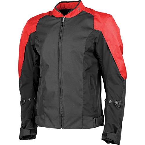 Speed and Strength Moment Of Truth Motorcycle Jacket (Black/Red) - Small