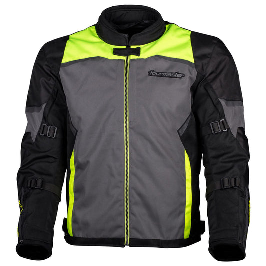 Tourmaster Intake Motorcycle Jacket (Black/Hi-Viz) - Small