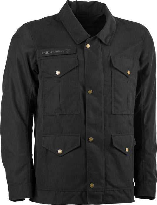 Highway 21 Winchester Motorcycle Jacket (Black) - Large