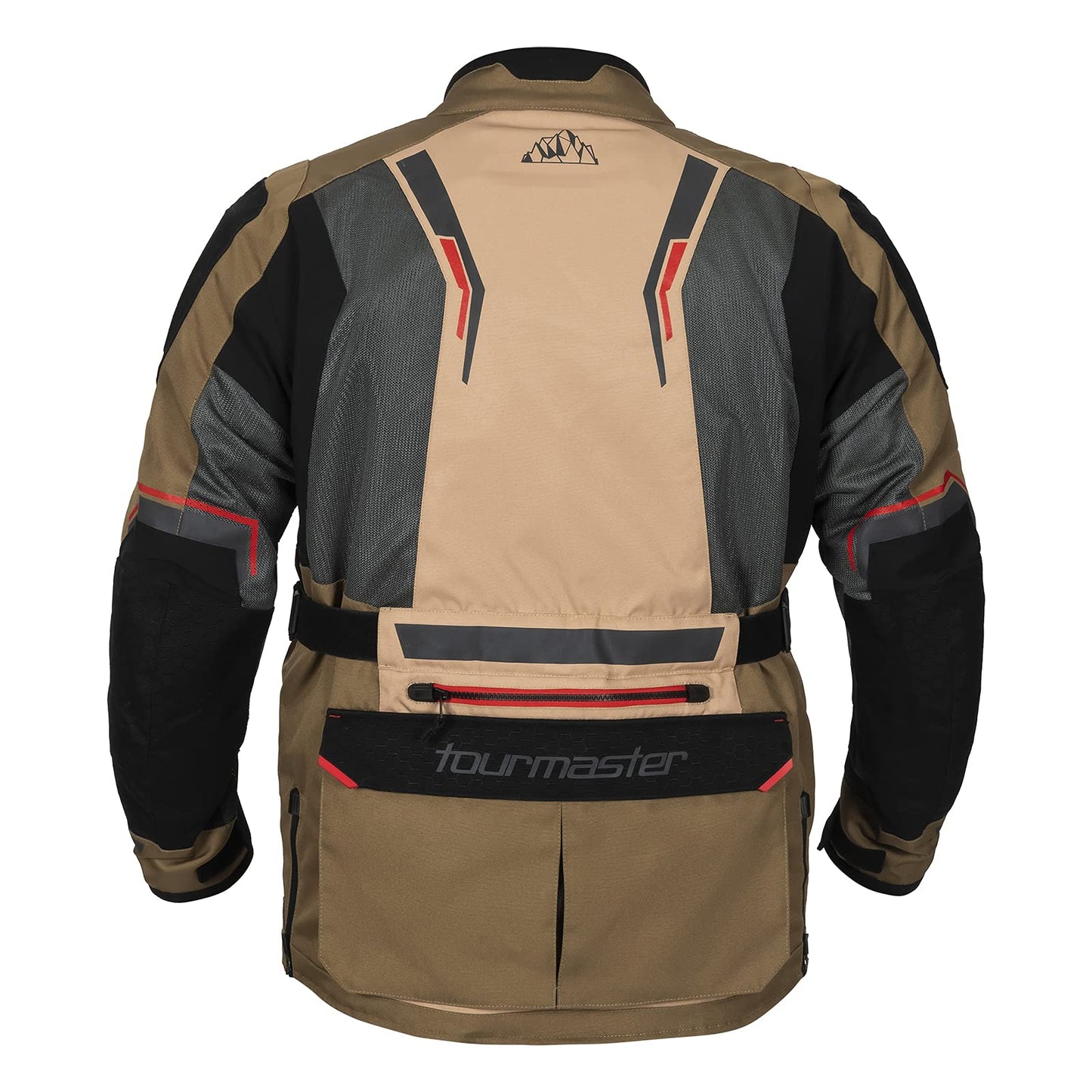 Tourmaster Ridgecrest Motorcycle Jacket w/ Armor (Sand) - Small