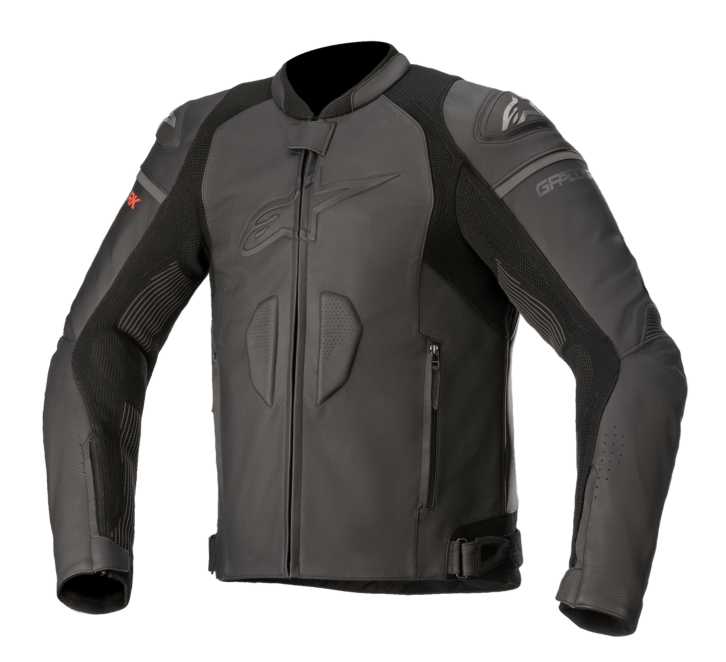 Alpinestars GP Plus R V3 Rideknit® Leather Jacket (Black / Black)